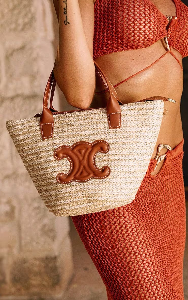 Tiana Stroh Beach Day Bag