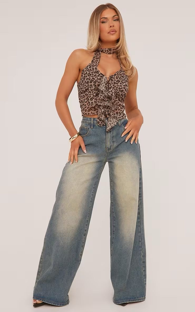 Tiana Leopard Top
