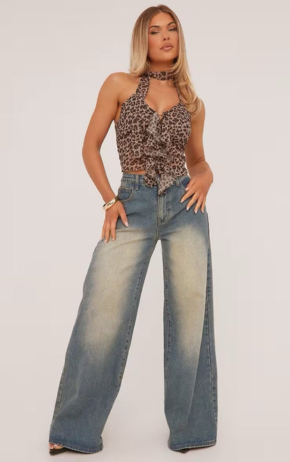 Tiana Leopard Top