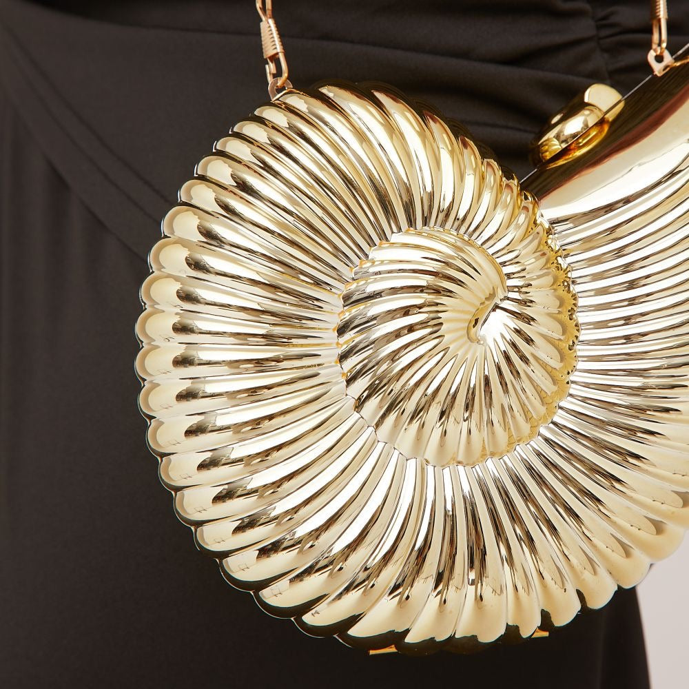 Tiana Shell Clutch Bag