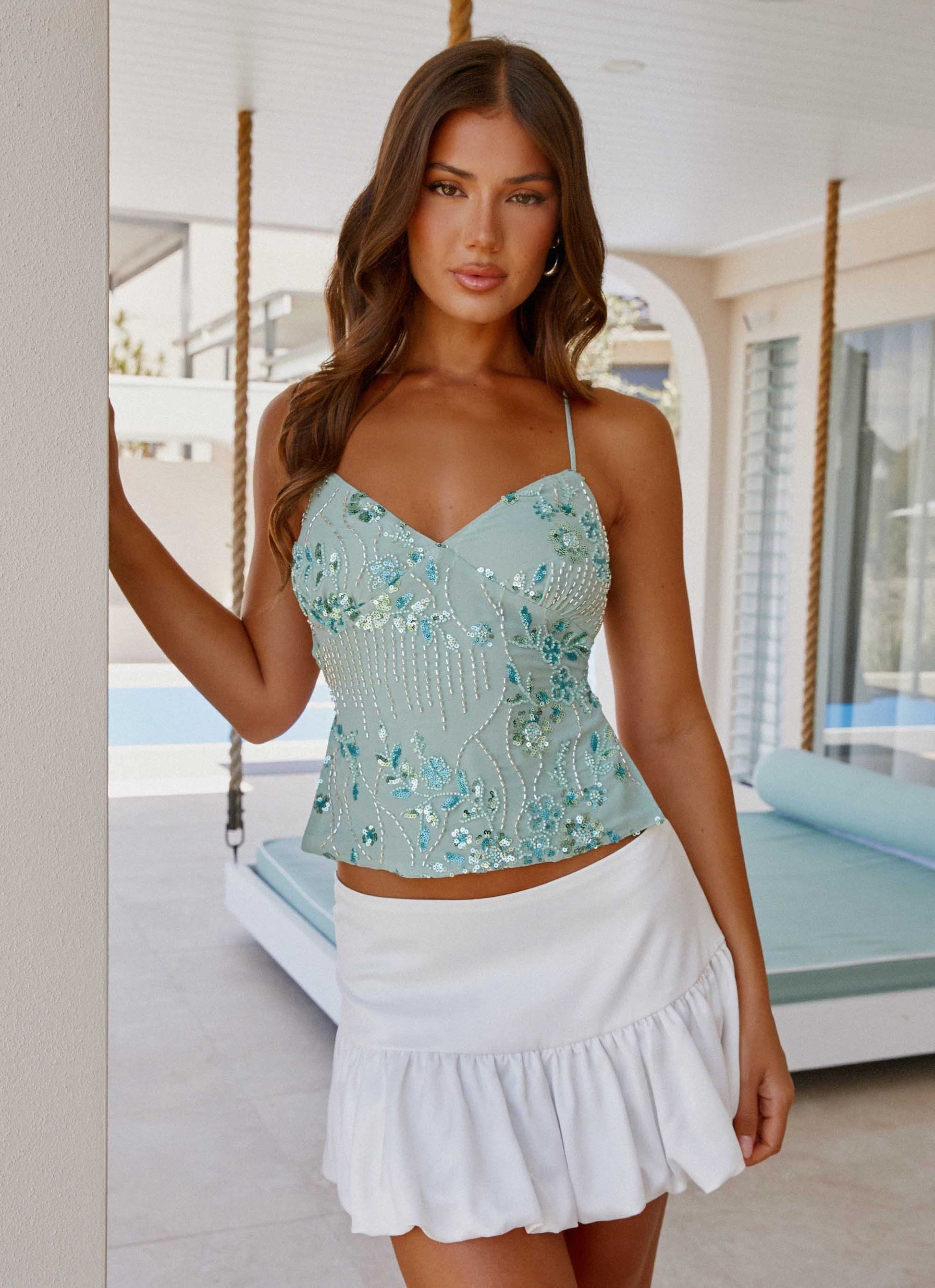 Lumi Sequin Top